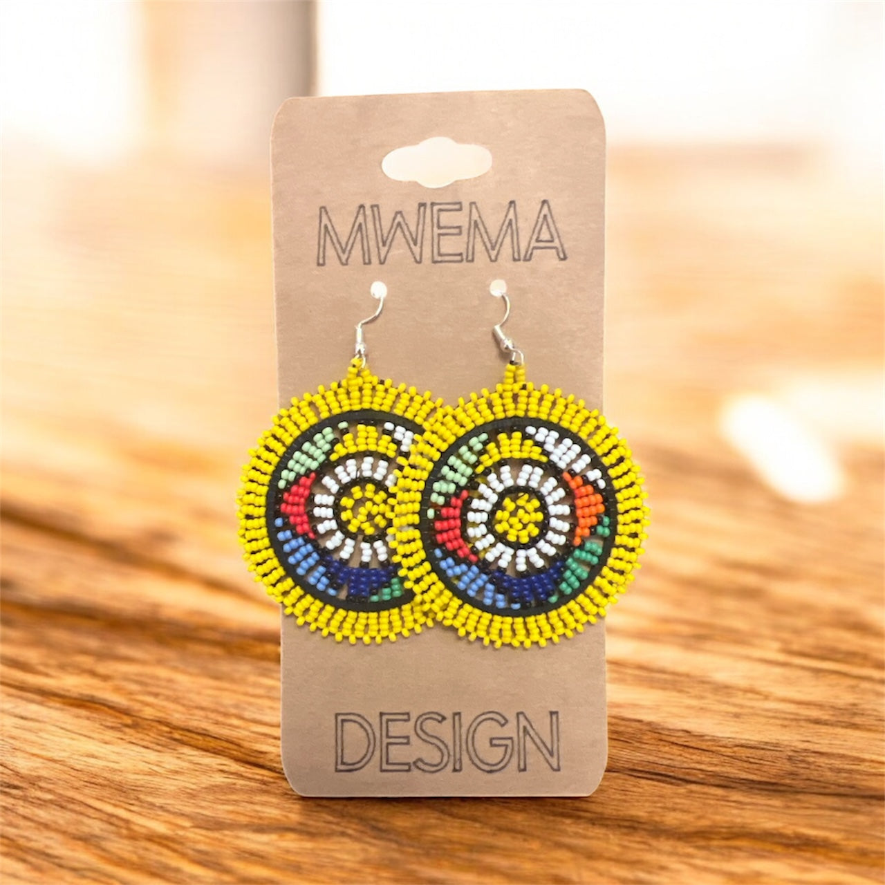 Zulu Beaded Earrings – Handmade Statement Beaded Jewelry