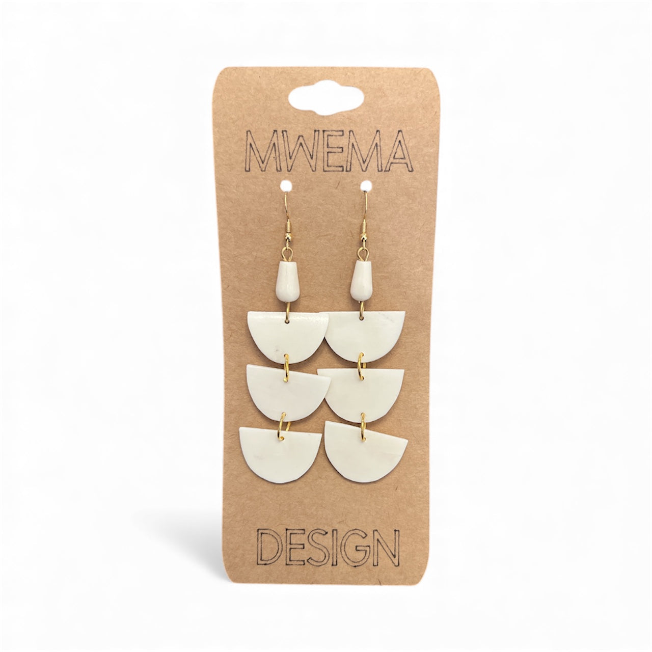 Tiered Half-Circle Earrings – Layered Boho Design