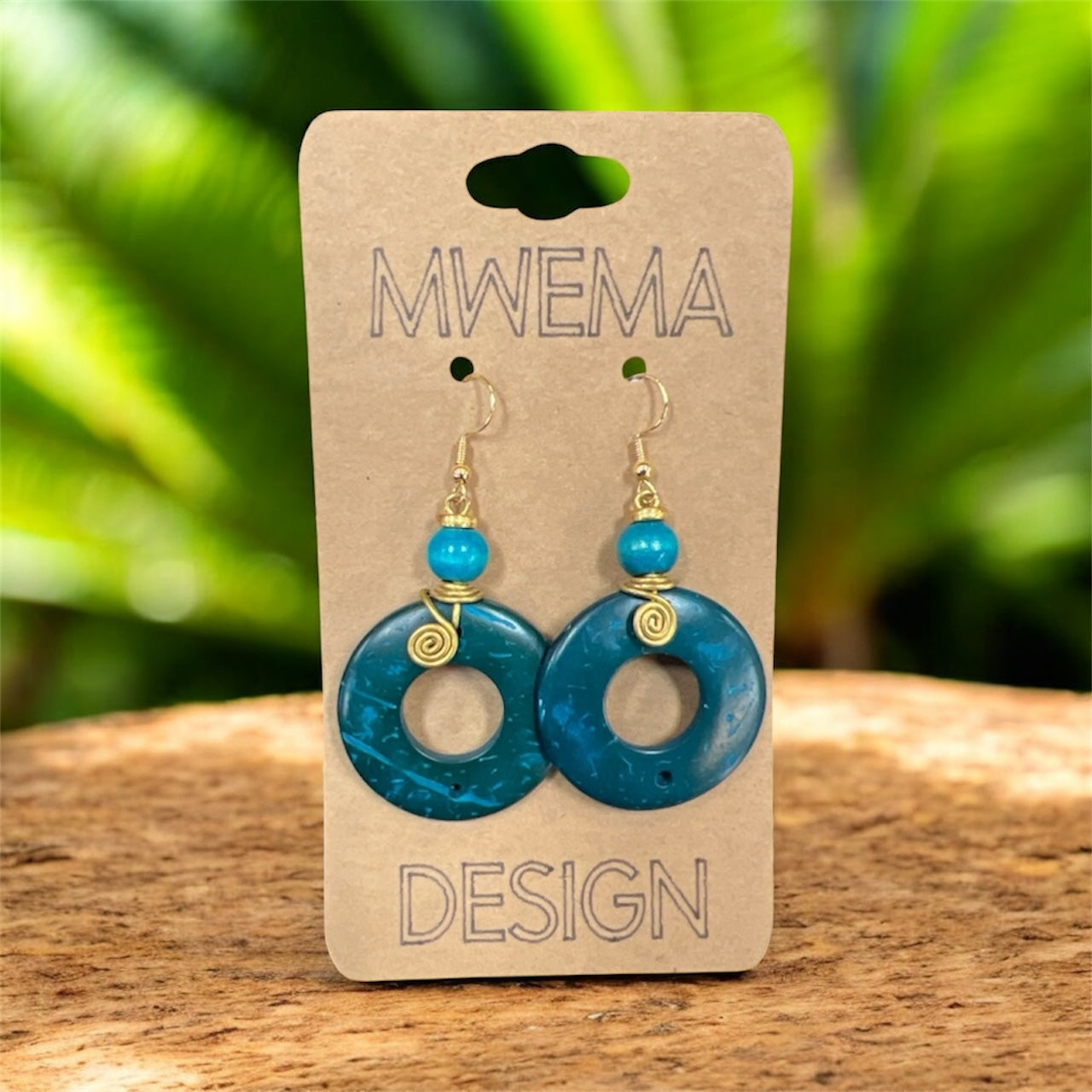 Handcrafted Coconut Earrings – Natural Coconut Shell